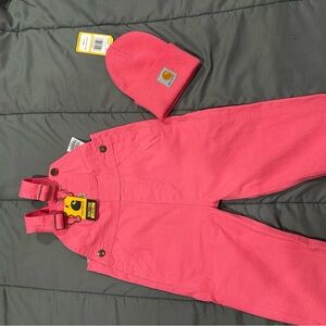 Carhartt Kids Pink Overalls